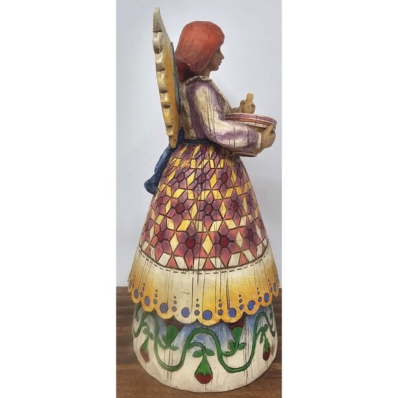 Jim Shore Heartwood Creek Angel of Contentment figurine 9" Vintage 2002 #108923 - Picture 2 of 10